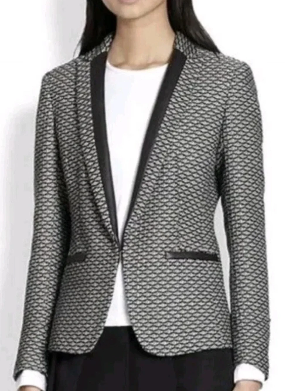 Rag & Bone Lorimer Jacquard Tweed Blazer Sz 8